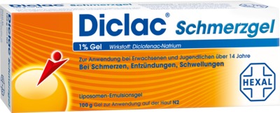 Diclac Schmerzgel 1% 100 g Gel