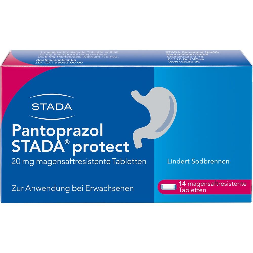 Pantoprazol STADA protect 20 mg 14 St Tabletten magensaftresistent