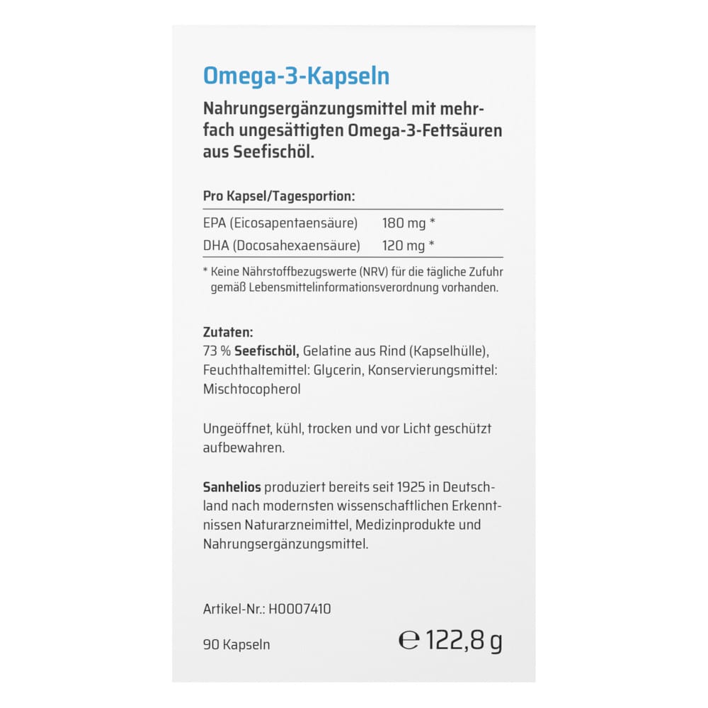 sanhelios Omega-3 90 St Kapseln