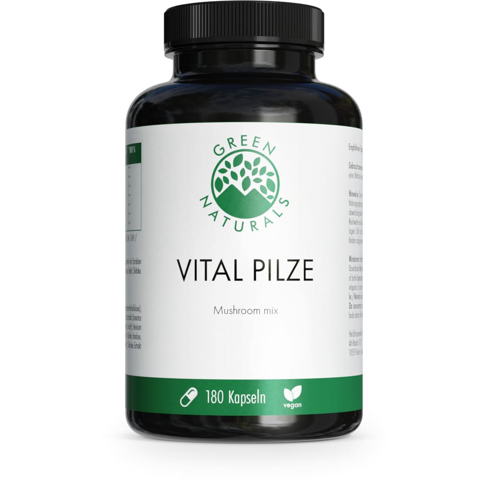 GREEN NATURALS VITAL PILZE 180 St Kapseln