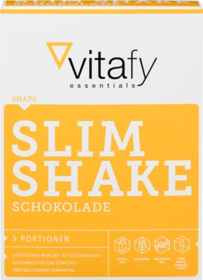 VITAFY Slim Shake Schokolade To Go Pulver 5X50 g Pulver