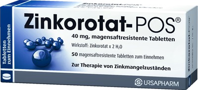 Zinkorotat-POS 50 St Tabletten magensaftresistent