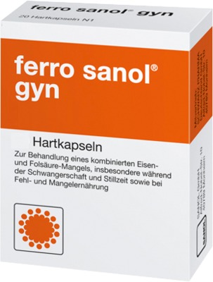 Ferro sanol gyn 50 St Hartkapseln mit magensaftresistent überzogenen Pellets