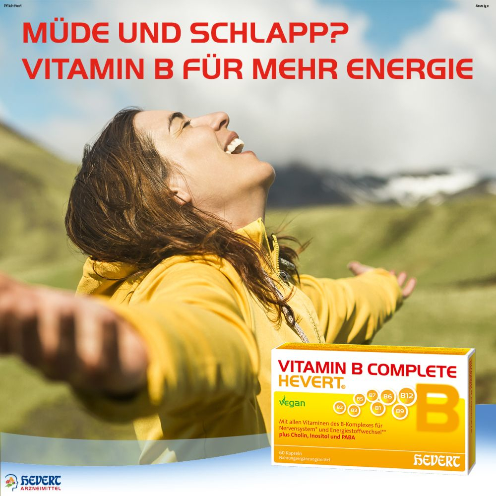 VITAMIN B COMPLETE HEVERT 120 St Kapseln