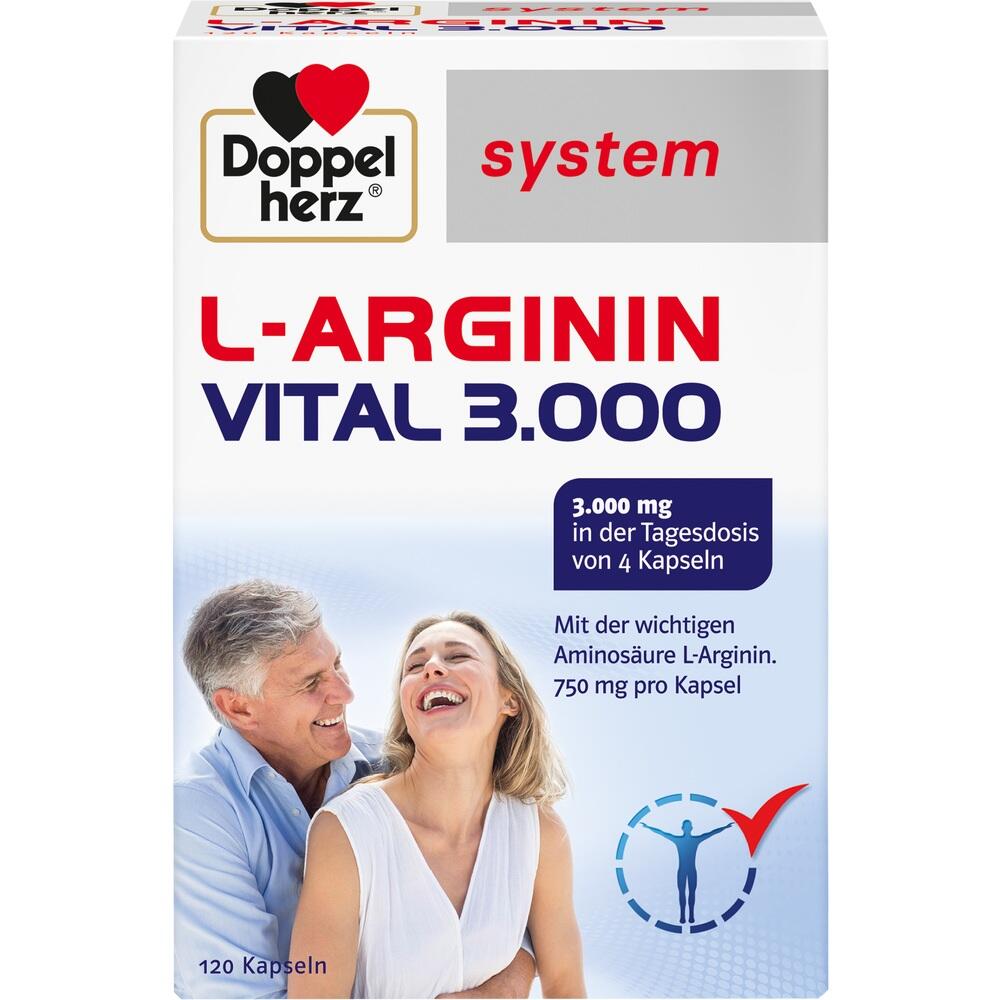 Doppelherz system L-ARGININ VITAL 3.000 120 St Kapseln