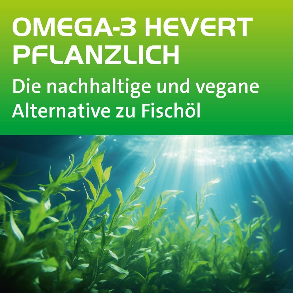 OMEGA-3 HEVERT PFLANZLICH  60 St Weichkapseln