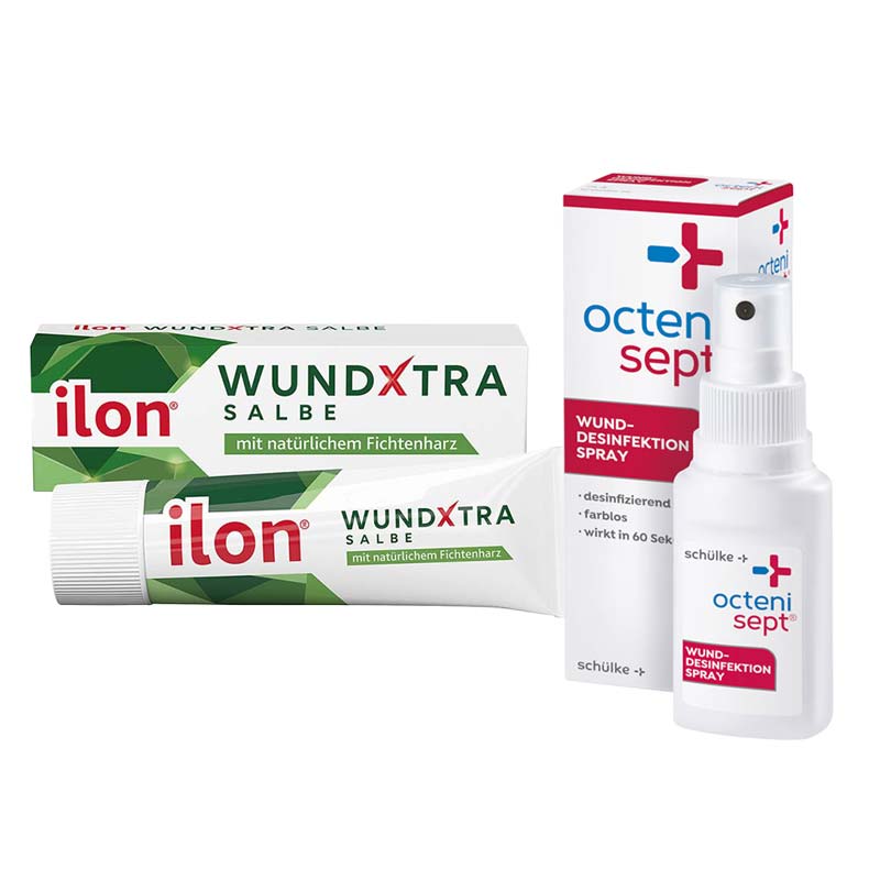 ilon WundXtra + Octenisept Wund- & Desinfektionsspray Set 1 Sparset