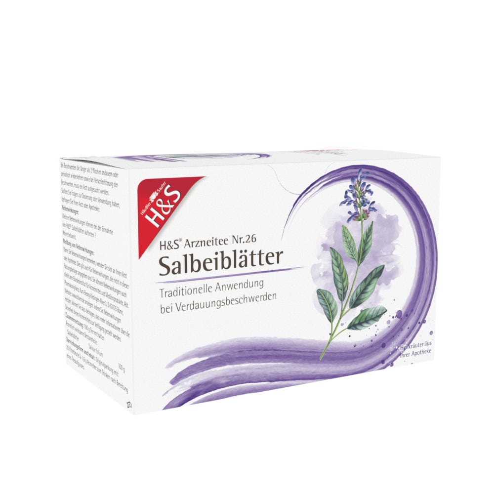 H&S Arzneitee Salbeiblätter 20X1.6 g Filterbeutel