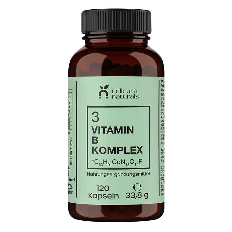 cellcura naturals VITAMIN B KOMPLEX 120 St Kapseln