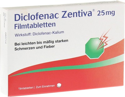 Diclofenac Zentiva 25mg 10 St Filmtabletten