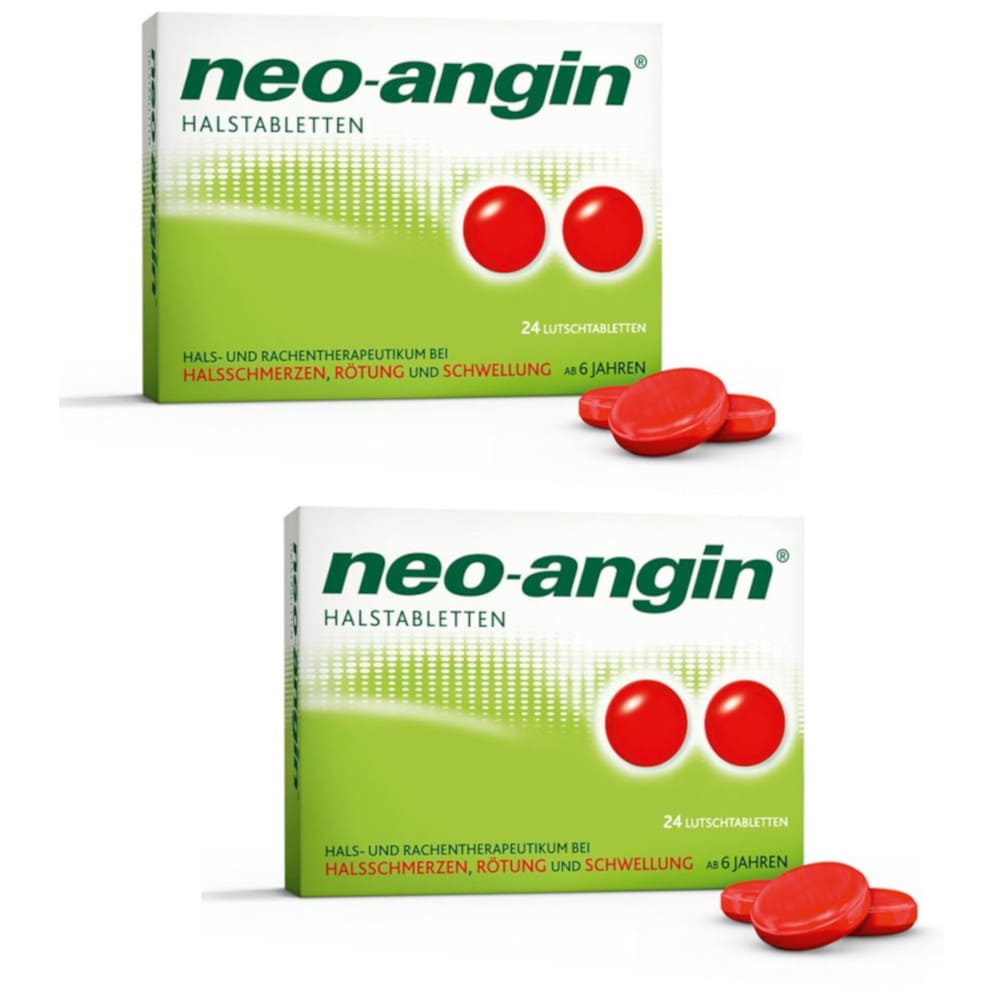 neo-angin Halstabletten Doppelpack 2X24 St Lutschtabletten