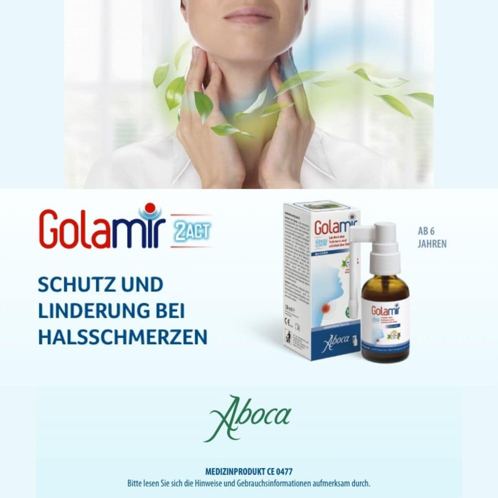 Golamir 2ACT bei Halsschmerzen 30 ml Spray