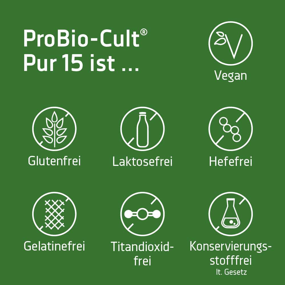 PROBIO-CULT PUR 15 DARMFLORA-BALANCE 60 St Kapseln