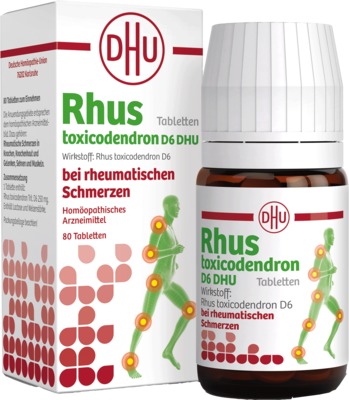 Rhus Toxicodendron D 6  80 St Tabletten