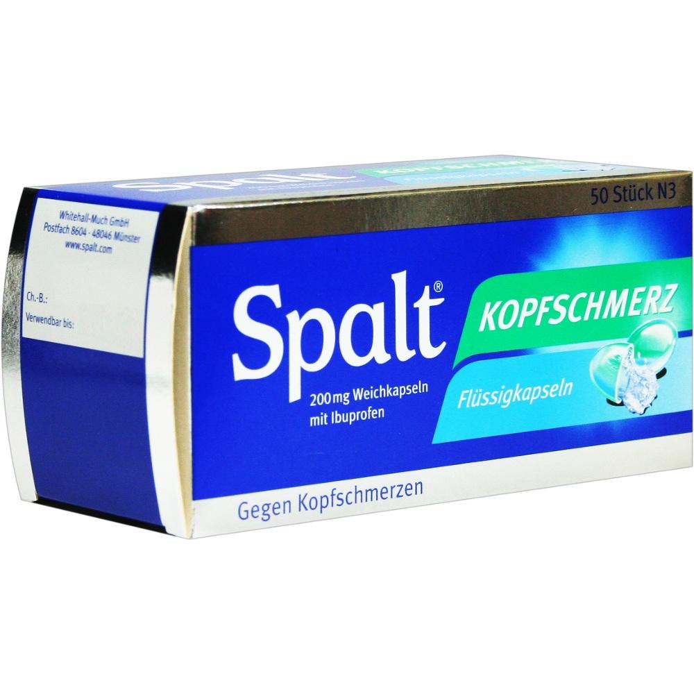 Spalt Kopfschmerz 200mg  50 St Weichkapseln