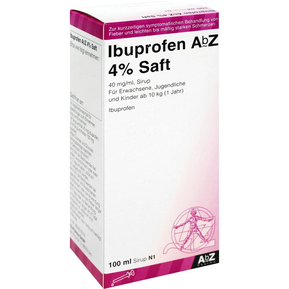 Ibuprofen AbZ 4% Saft 100 ml Saft