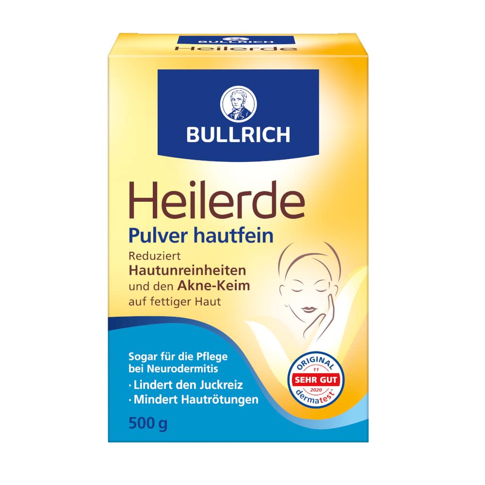 BULLRICH Heilerde Pulver hautfein 500 g Pulver