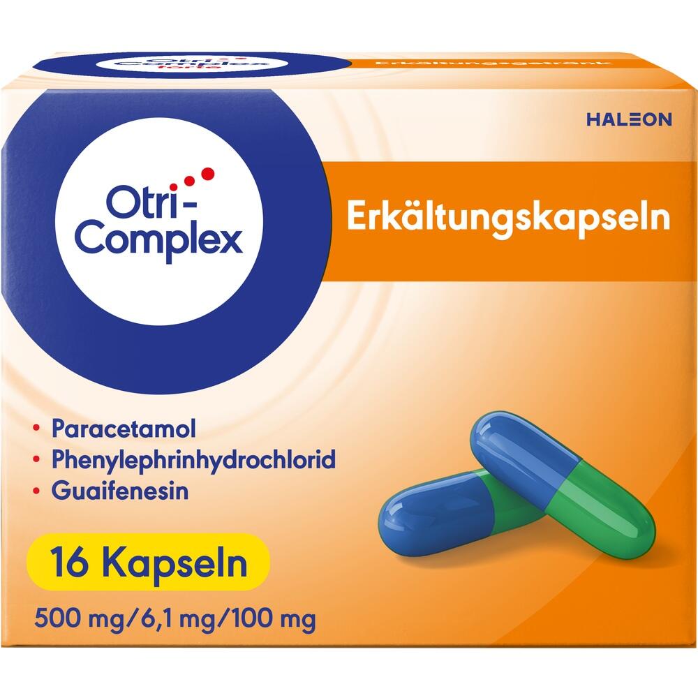 Otri-Complex Erkältungskapseln, 16 Kapseln 2X8 St Hartkapseln
