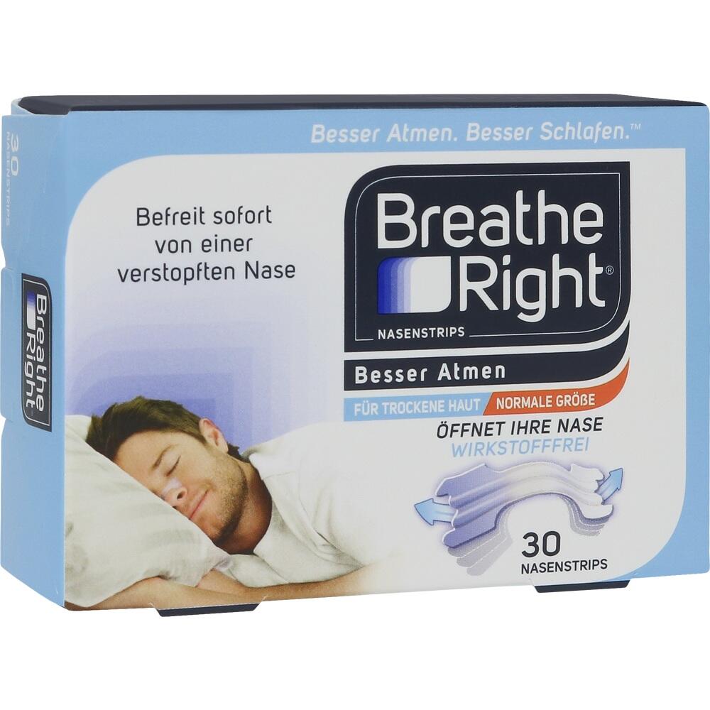Besser Atmen Breathe Right Nasenstrips Transparent Normal 30 St Pflaster