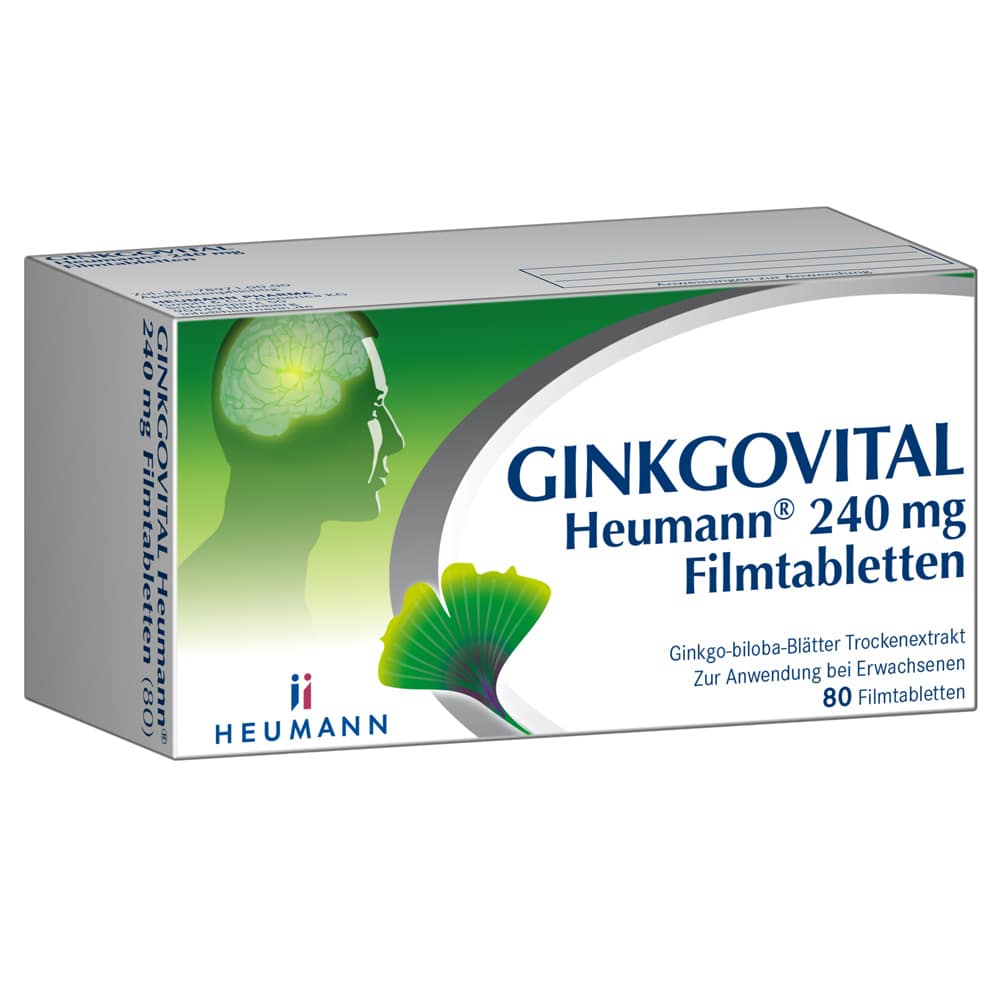 GINKGOVITAL Heumann 240 mg 80 St Filmtabletten