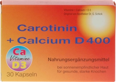 CAROTININ+Calcium D 400 Kapseln 30 St Kapseln