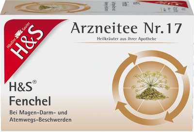 H&S Arzneitee Fencheltee ungemischt 20X2.2 g Filterbeutel