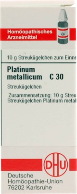 PLATINUM METALLICUM C 30 Globuli 10 g Globuli