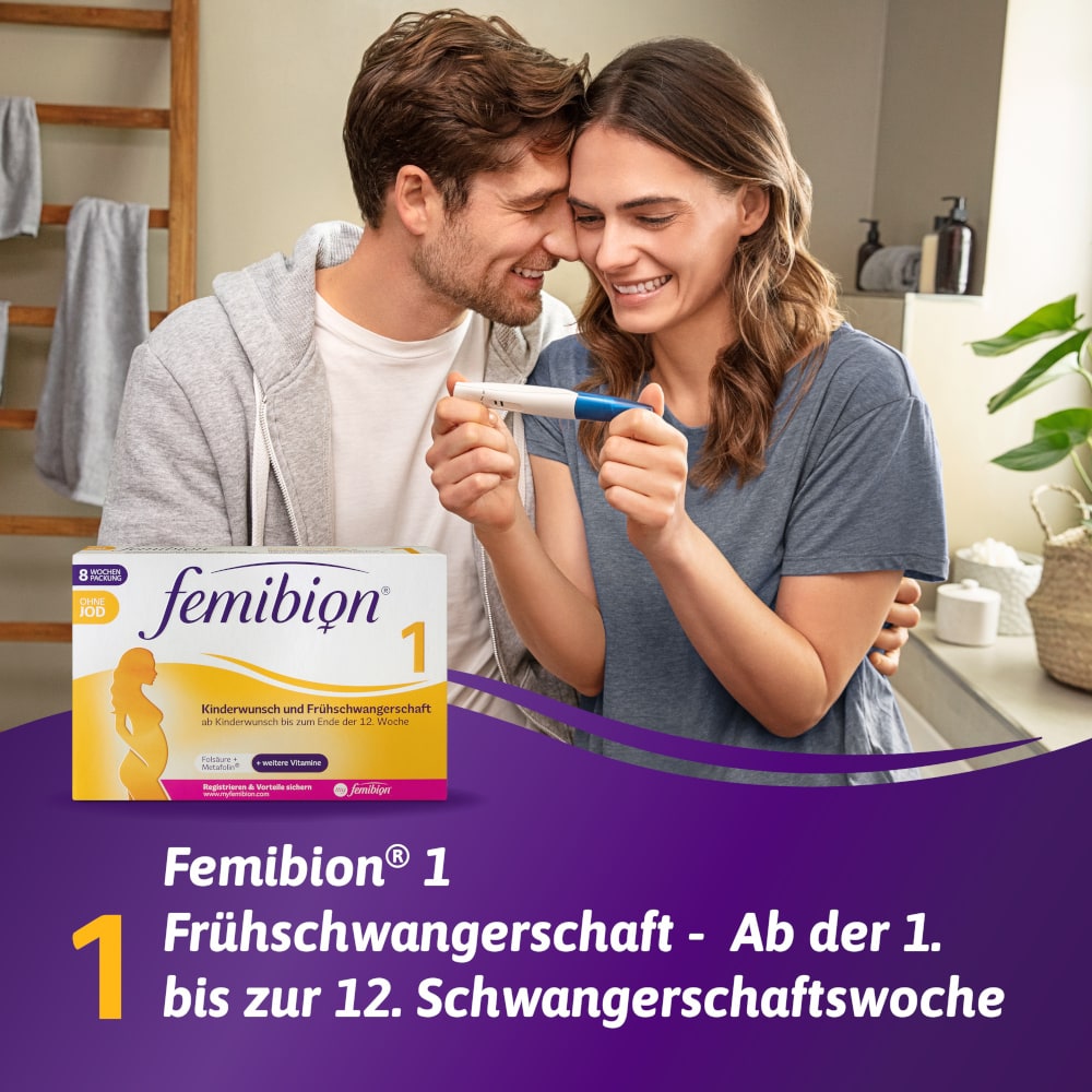femibion 1 Kinderwunsch & Frühschwangerschaft 60 St Tabletten
