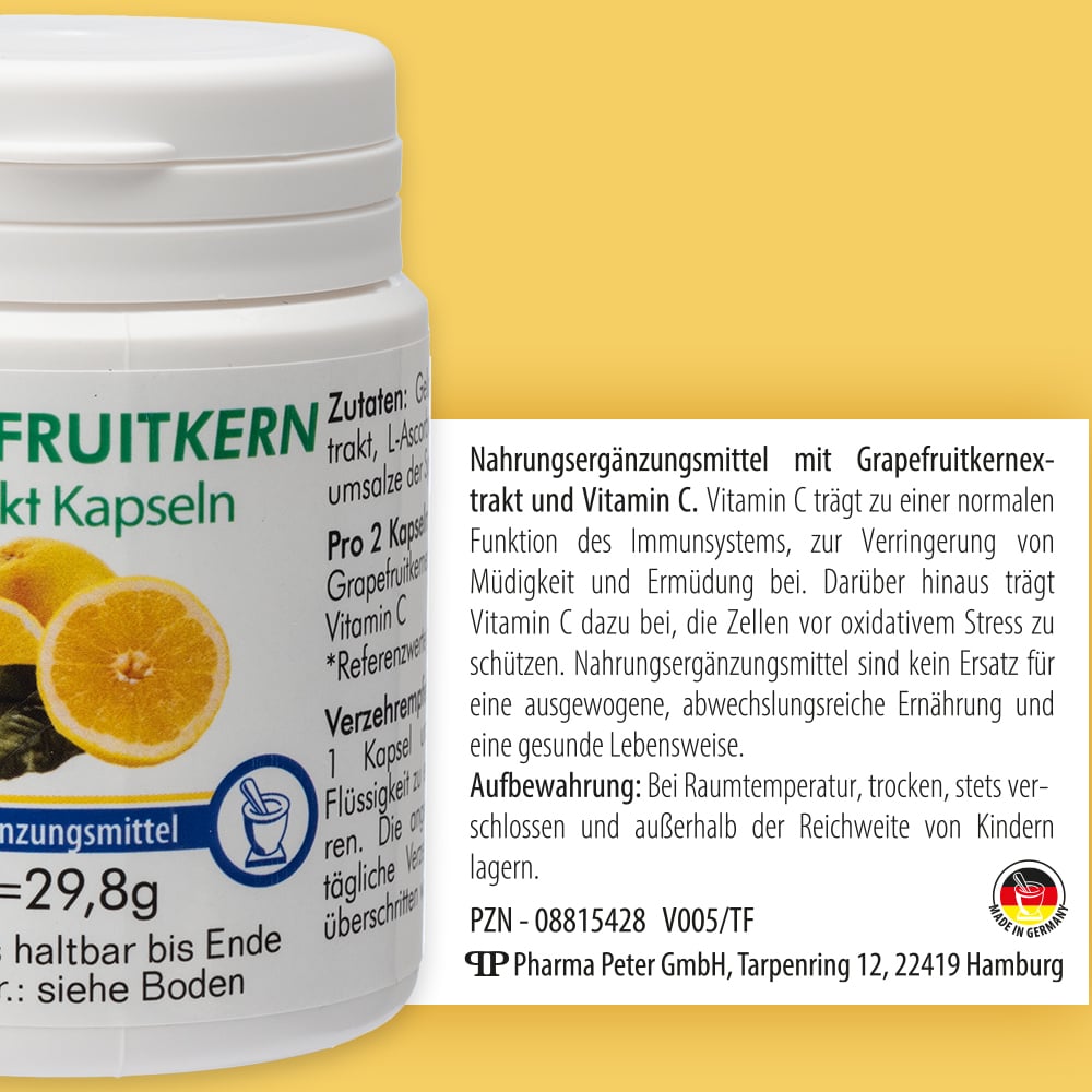 GRAPEFRUIT KERN Extrakt Kapseln 60 St Kapseln