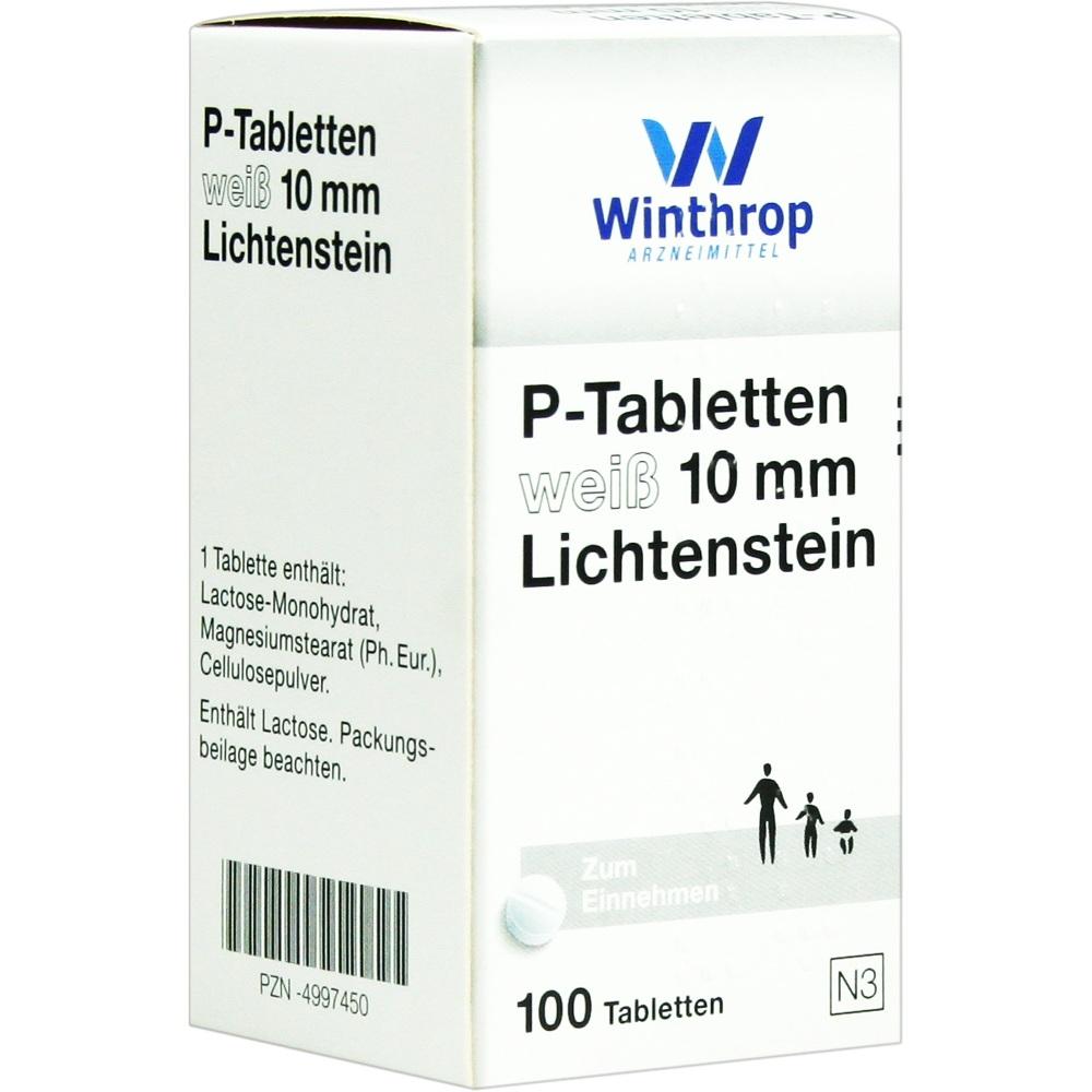 P TABLETTEN weiß 10 mm 100 St Tabletten