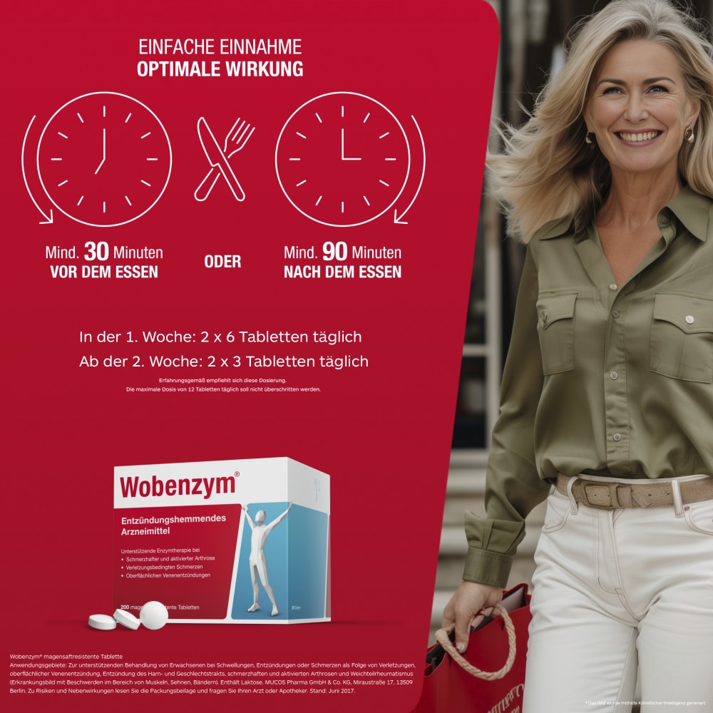 Wobenzym 200 St Tabletten magensaftresistent