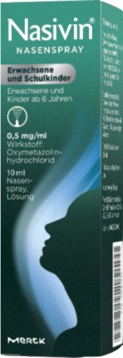 Nasivin NASENSPRAY Erwachsene und Schulkinder 0,5 mg/ml 10 ml Nasenspray