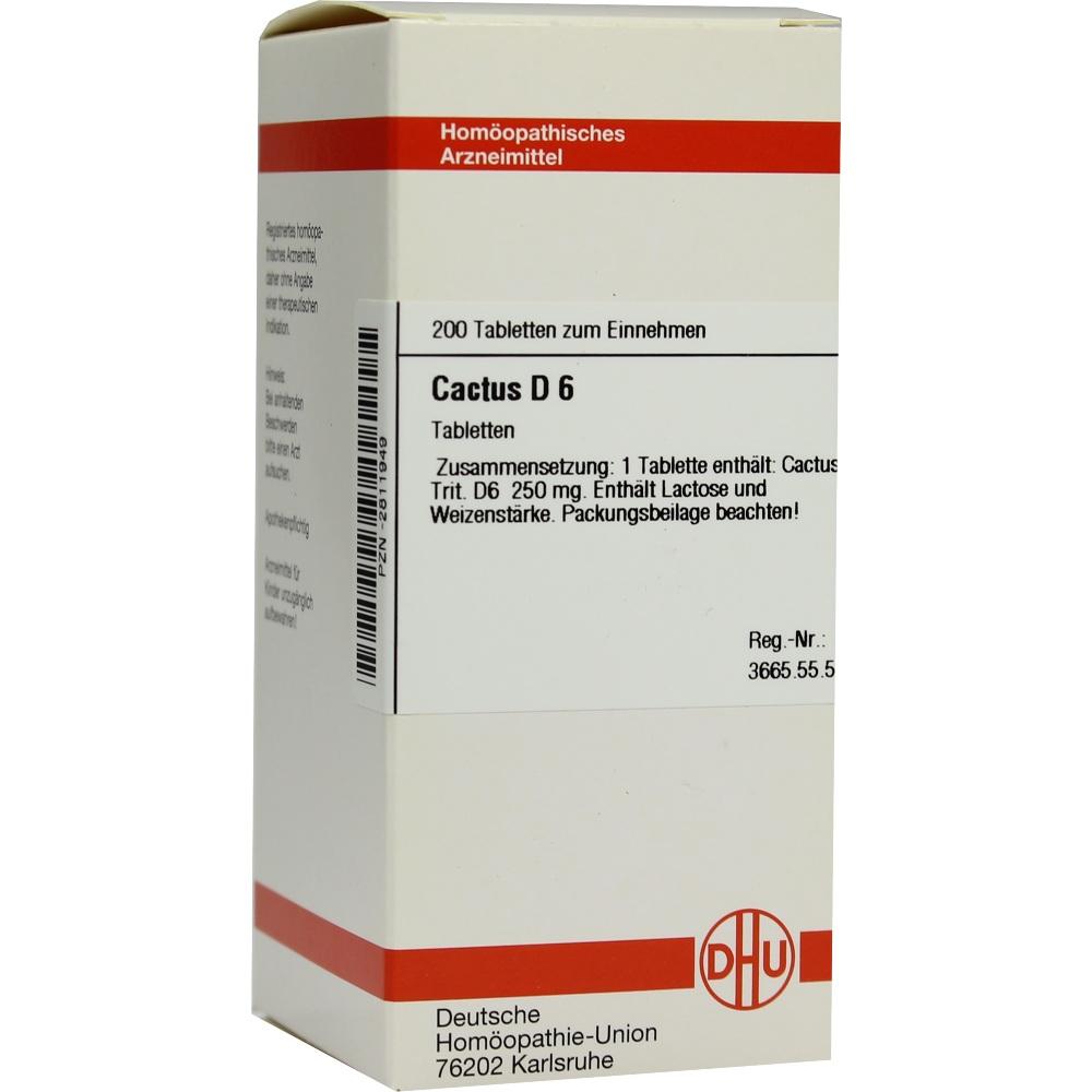 CACTUS D 6 Tabletten 200 St Tabletten