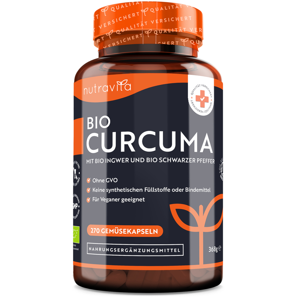 Nutravita BIO CURCUMA 270 St Kapseln