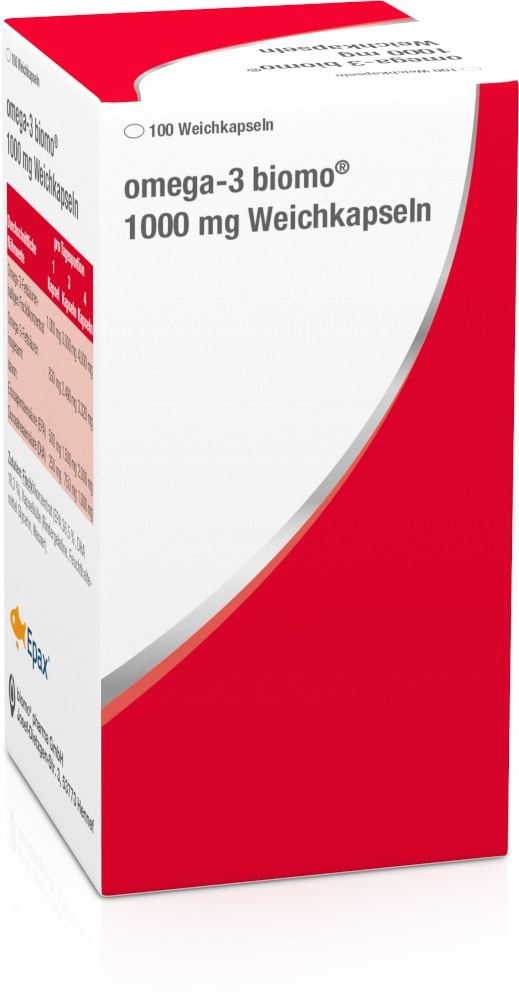omega-3 biomo 1000 mg 100 St Weichkapseln