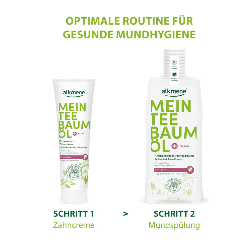 alkmene MEIN TEE BAUM ÖL Kariesschutz Zahncreme 100 ml Zahncreme