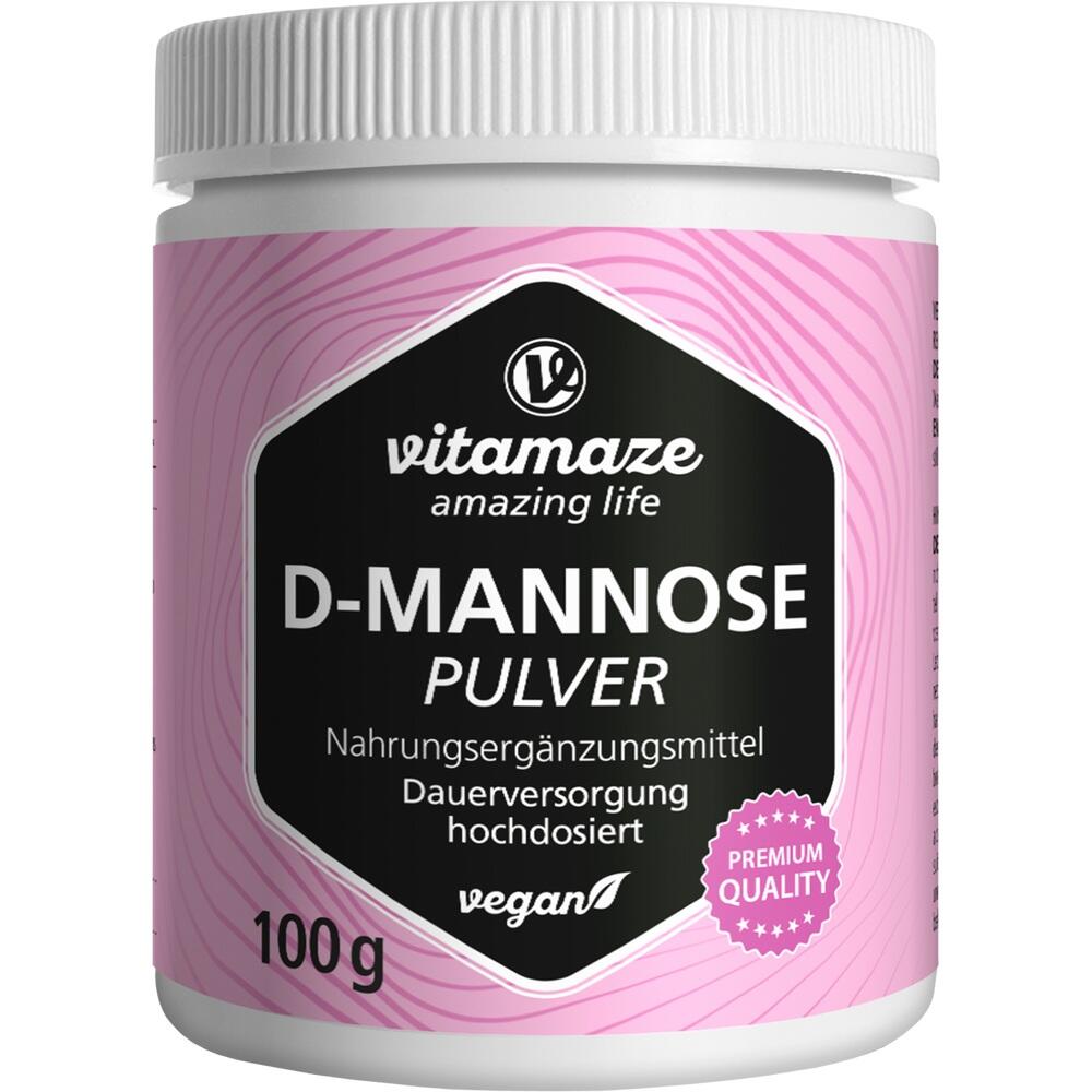 vitamaze D-MANNOSE PULVER vegan 100 g Pulver