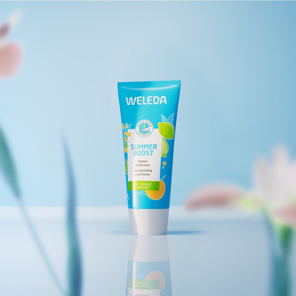 WELEDA SUMMER BOOST Express Handcreme 50 ml Creme