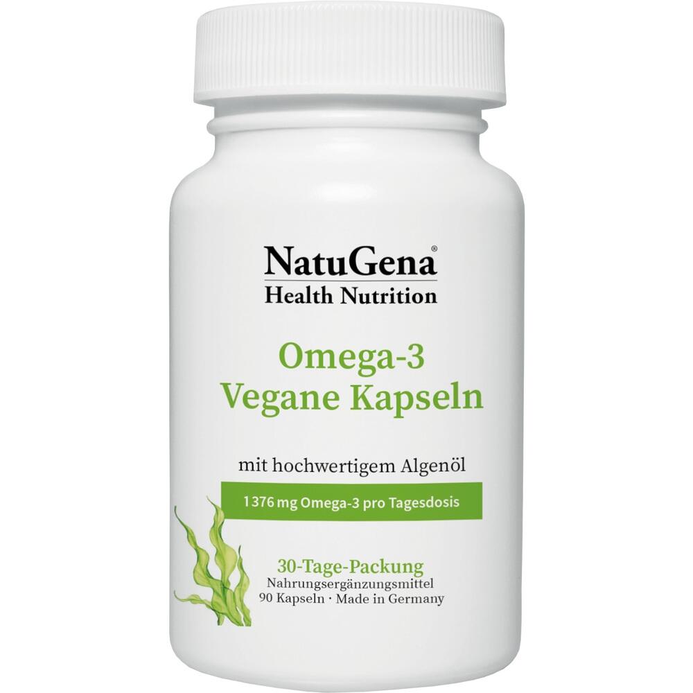 NatuGena Omega-3 Vegane Kapseln 90 St Kapseln