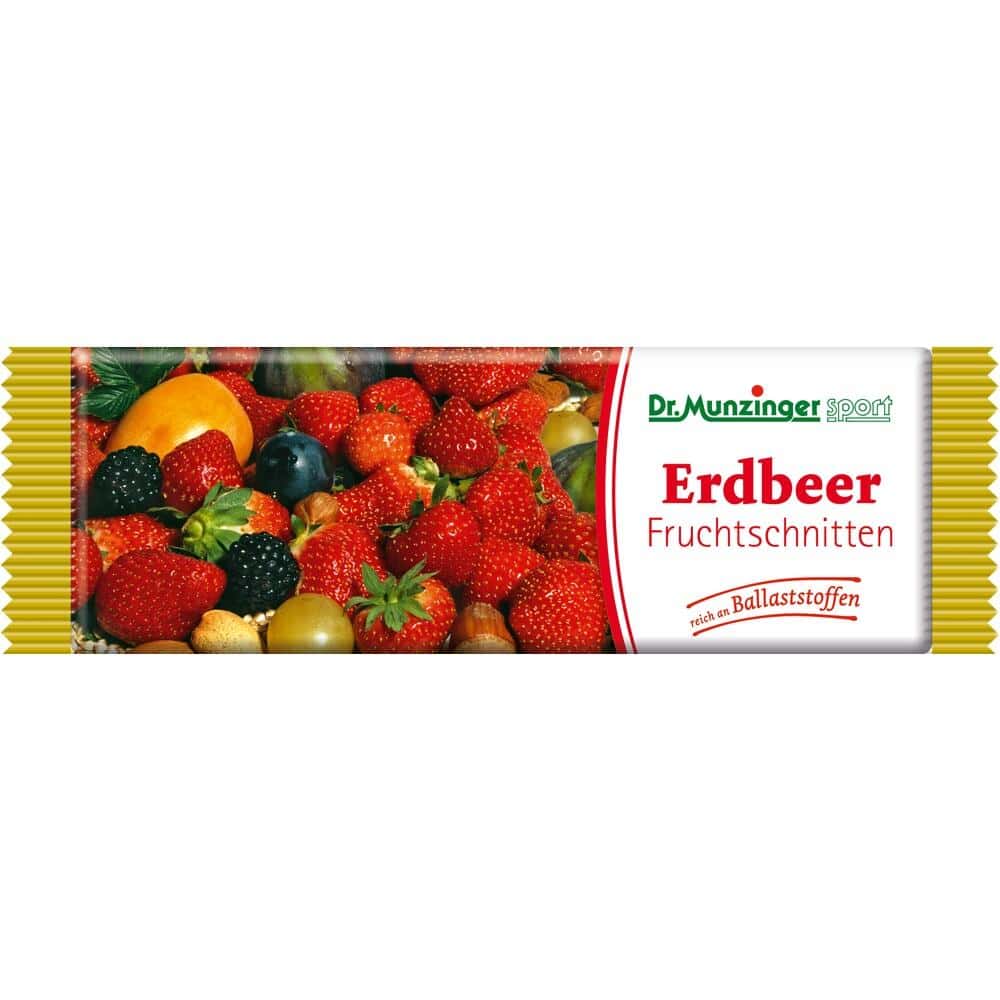 DR.MUNZINGER Fruchtschnitte Erdbeere 50 g