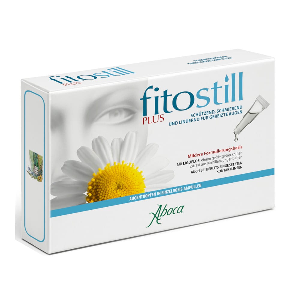 fitostill PLUS bei geröteten und überanstrengten Augen 10X0.5 ml Augentropfen