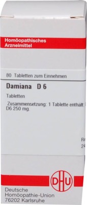 DAMIANA D 6 Tabletten 80 St Tabletten