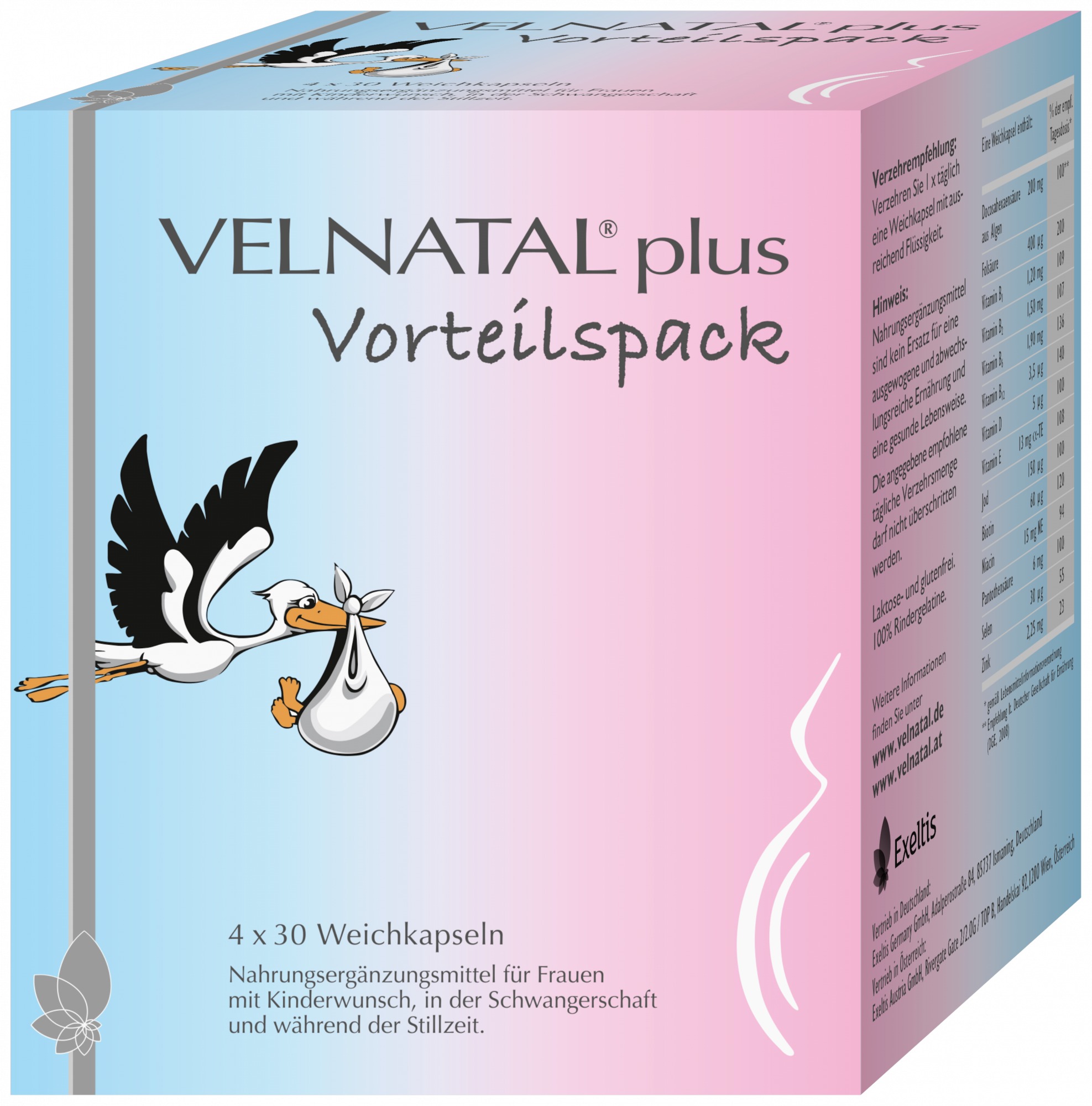 VELNATAL plus Vorteilspack Kapseln 4X30 St Kapseln