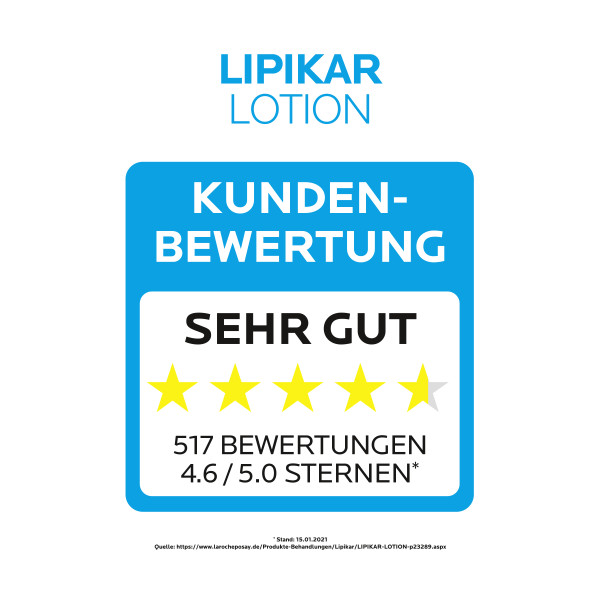 LA ROCHE-POSAY Lipikar Rückfettende Körperlotion 750 ml Lotion