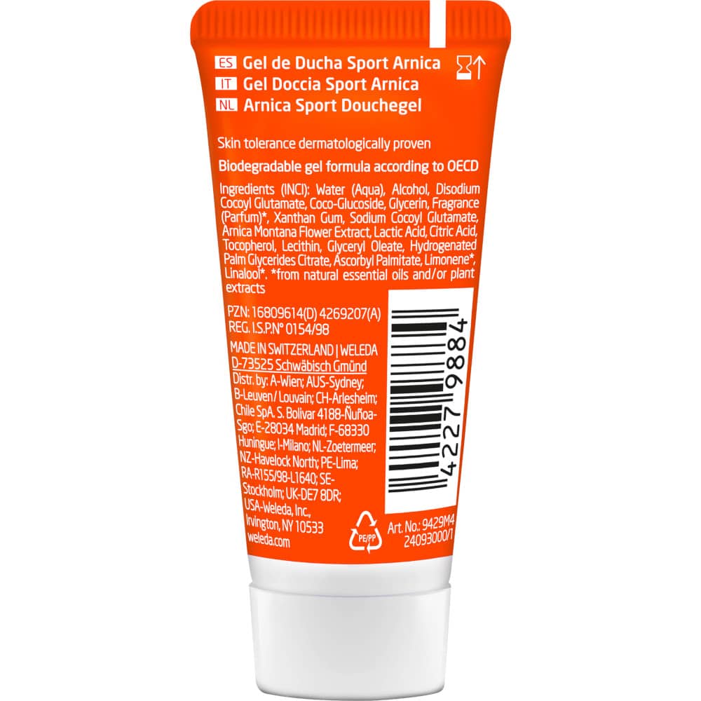 WELEDA SPORT Frische-Kick-Duschgel Arnika 20 ml Duschgel
