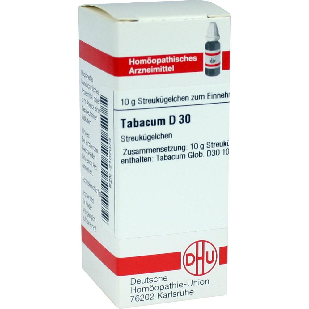 TABACUM D 30 Globuli 10 g Globuli