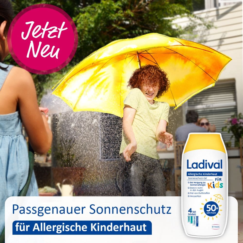 Ladival Allergische Kinderhaut Sonnenschutz-Gel für Kids LSF 50+ 200 ml Gel