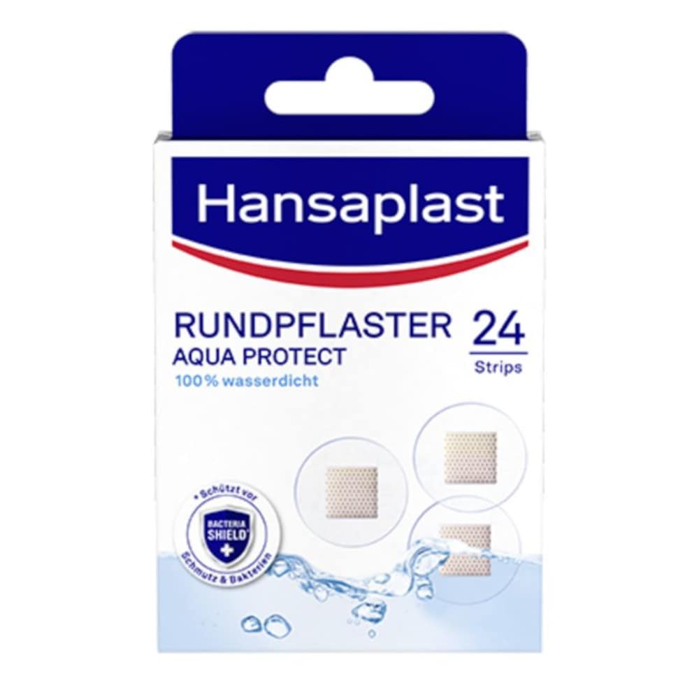 Hansaplast RUNDPFLASTER AQUA PROTECT  24 St Pflaster