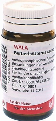 WALA Berberis/Uterus comp. Globuli 20 g Globuli