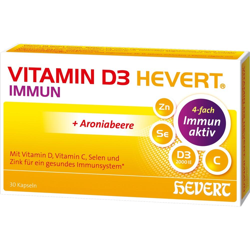 VITAMIN D3 HEVERT IMMUN 30 St Kapseln